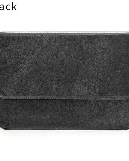 Elegant Genuine Leather Pen Organizer - Stylish Storage for Office and Travel