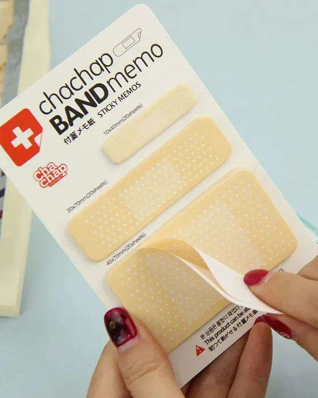 Whimsical Band-Aid Sticky Note Pads - Perfect for Cute Stationery Lovers