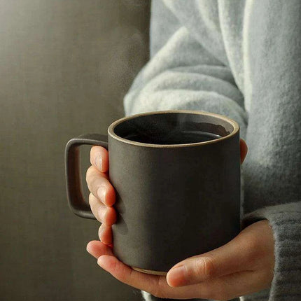 Artisan Vintage Clay Stoneware Coffee Mug - A Touch of Rustic Charm for Your Home