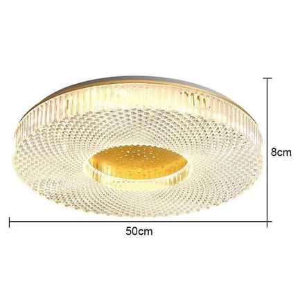 Chic LED Round Acrylic Ceiling Light for Luxurious Home Decor