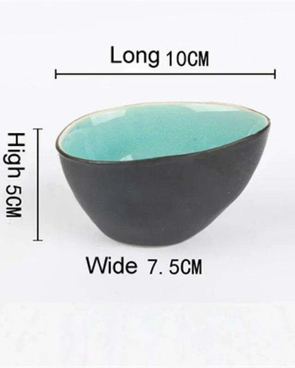 Chic Ceramic Soy Sauce Dipping Dish Set with Multi-Purpose Serving Tray