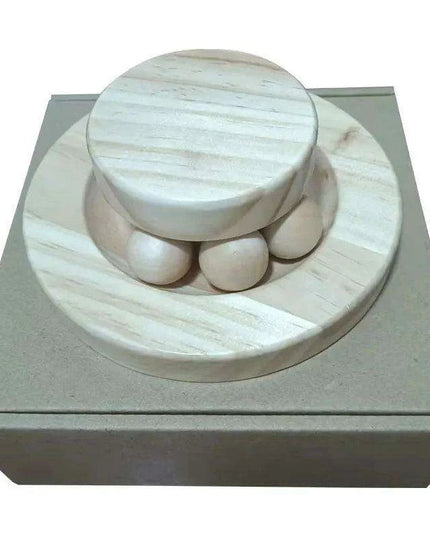 Interactive Cat Tower with Rotating Discs and Enrichment Balls for Endless Feline Fun