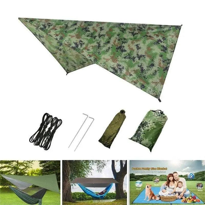 Ultimate Adventure Hammock: Weatherproof with Mosquito Net and Canopy Protection
