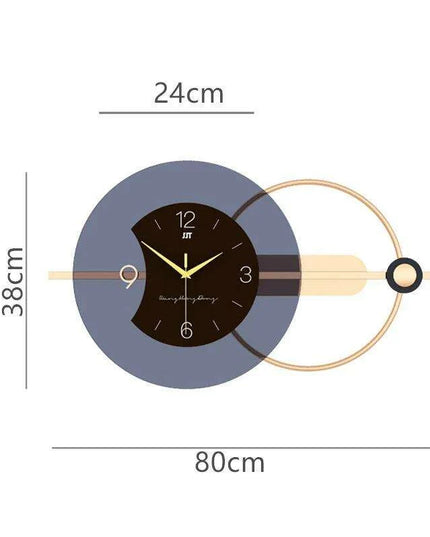 Botanica Contemporary Minimalist Wall Clock - Chic Timekeeping Solution for Modern Interiors