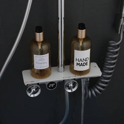 KEMAIDI Bathroom Shower System Wall Mounted Digital Display Shower Faucet Rainfall Shower Head with Bathtub Mixer Bidet Tap kemaidi-bathroom-shower-system-wall-mounted-digital-display-shower-faucet-rainfall-shower-head-with-bathtub-mixer-bidet-tap