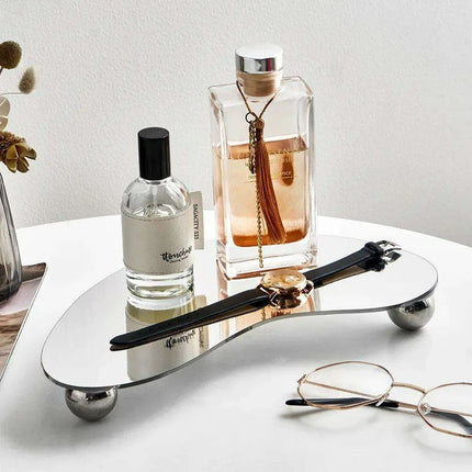 Scandinavian Minimalist Acrylic Makeup Organizer - Chic Home Decor Solution