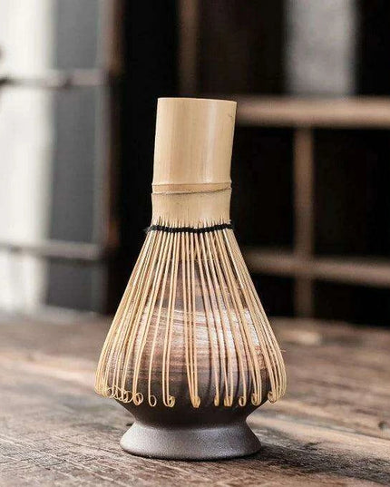 Zen Matcha Tea Set with Bamboo Whisk and Spoon