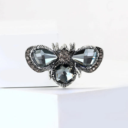 Rhinestone Bee Brooch — Crystal Glass Insect Pin for Women & Men | Multiple Colours