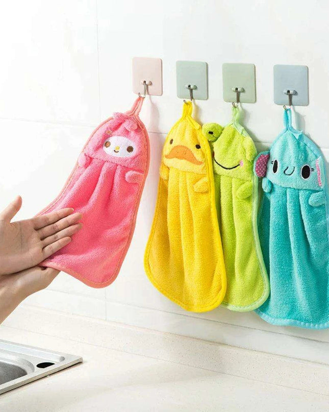Cute Critter Hand Towel Set - Fun and Functional Kids' Hygiene Solution