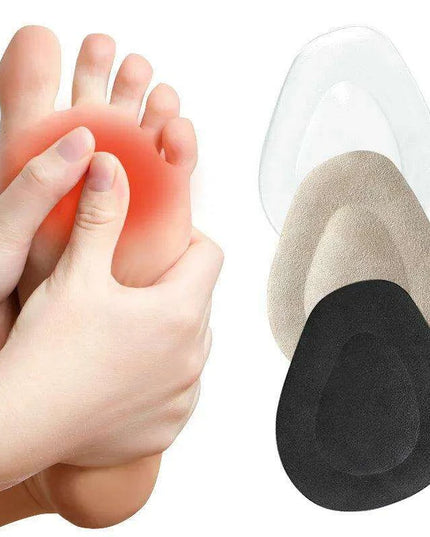 Premium Silicone Gel Forefoot Cushions - High Heel Pain Relief & Anti-Slip Inserts for Plantar Fasciitis Support