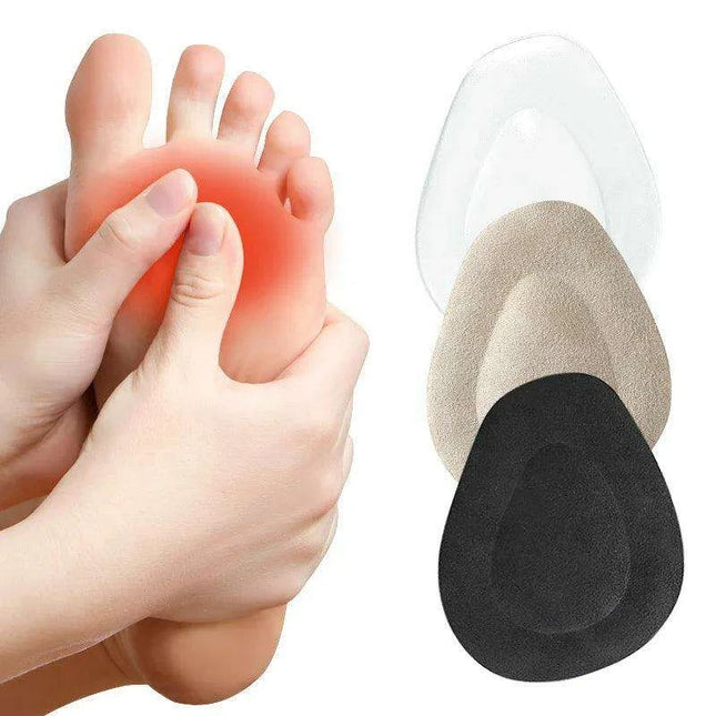 Premium Silicone Gel Forefoot Cushions - High Heel Pain Relief & Anti-Slip Inserts for Plantar Fasciitis Support