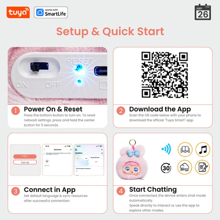 Tuya Smart AI Plush Robot w/LED Eyes & Voice Control,Interactive Smart Toy USB Rechargeable Companion for Kids Gifts/Smart Home tuya-smart-ai-plush-robot-w-led-eyes-voice-control-interactive-smart-toy-usb-rechargeable-companion-for-kids-gifts-smart-home