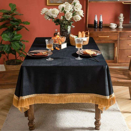 Elegant Tassel Table Linen Set for Upscale Dining Affairs