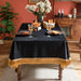 Velvety Tassel Table Linens in Opulent Shades