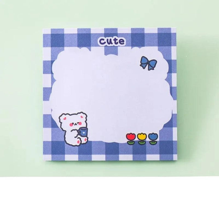 80-Piece Cute Bear Sticky Notes Set - Bring Joy to Your Workspace