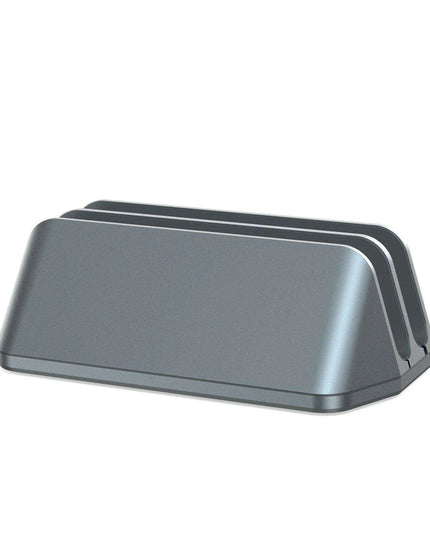 Adjustable Aluminum Vertical Laptop Stand for Enhanced Workspace Organization - Compatible with Devices Up to 17.3"