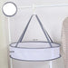 Honeycomb Windproof Portable Clothes Drying Rack with Smart Mesh Organizer
