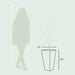 Cement Gray 20-Inch Tapered Resin Planter from the Finley Collection