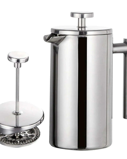 Deluxe Insulated Stainless Steel French Press - Three Sizes: 350ml, 800ml, and 1000ml