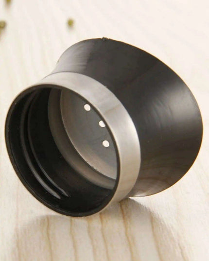 Elegant Stainless Steel Salt and Pepper Shaker Set with Seasoning Dispenser