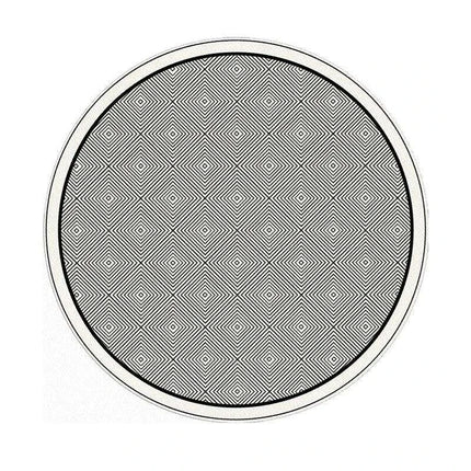 Luxurious Circular Floor Rug with High Absorbency, Tailored Sizes for Versatile Use