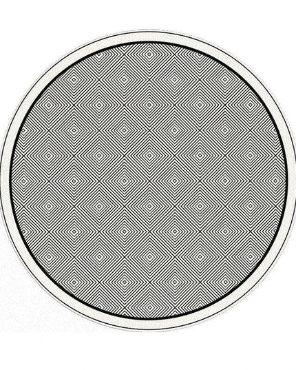Luxurious Circular Floor Rug with High Absorbency, Tailored Sizes for Versatile Use
