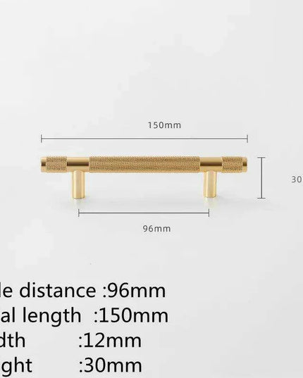 Sophisticated Black and Gold Aluminum Cabinet Hardware Collection