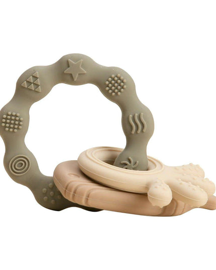 Eco-Friendly Handmade Crochet Baby Rattle with Wooden Teether