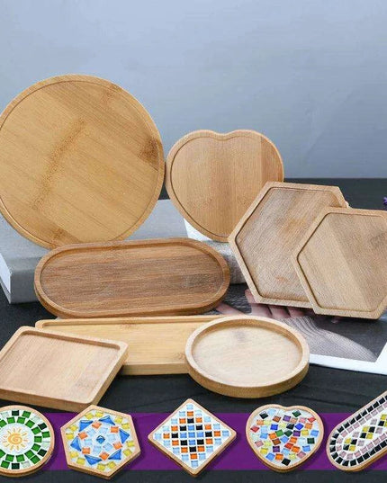 Bamboo Serenity: Chic Bathroom Storage Set with Coaster