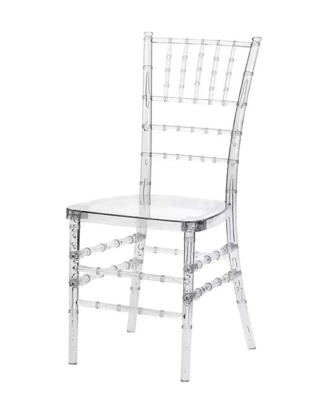 Modern 32-Piece Clear Acrylic Stacking Stools for Events