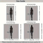 Custom Photo Waterproof Shower Curtain – Personalized Print, 9 Sizes