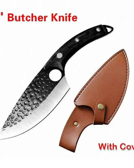 Serbian Artisan Steel Chef Knife Set with Comfortable Wooden Handles - Unmatched Quality Blades