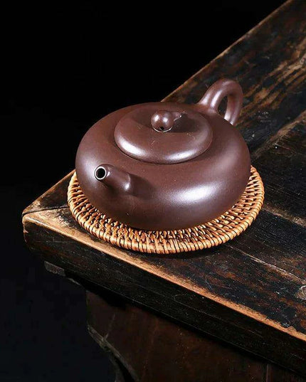 Premium Yixing Clay Oolong Teapot Set – 280ML Handcrafted Teaware with Integrated Filter
