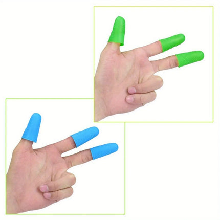 Shop1102682324 Silicone Hot Glue Gun Finger Caps - Heat-Resistant, 3 S