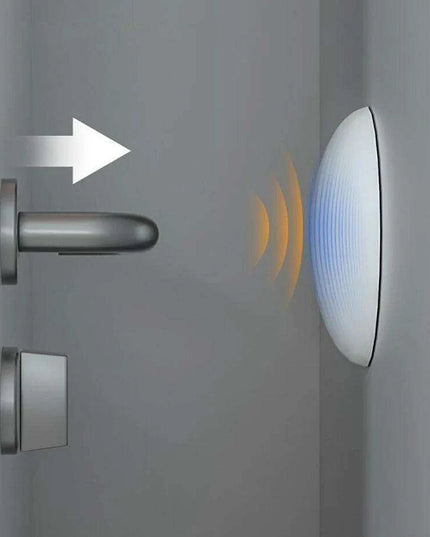 Self-Adhesive Silicone Door Handle Bumpers - Elegant Shock Absorbing Wall Protectors (Single Unit)