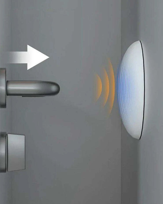 Self-Adhesive Silicone Door Handle Bumpers - Elegant Shock Absorbing Wall Protectors (Single Unit)