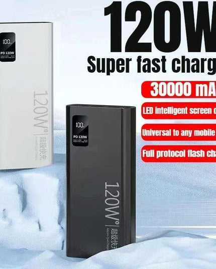 Ultimate 120W Quick Charge Power Bank - High Capacity Mobile Device Charger