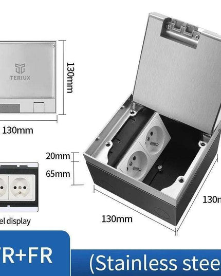 Waterproof EU Floor Socket for Seamless Home Appliance Integration