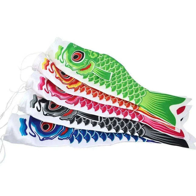 Colorful Koinobori Mini Windsock - Japanese Carp Streamer for Outdoor Festivities and Children's Day Celebrations