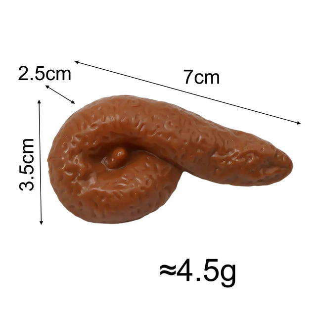 3pcs Mischief Unbelievable Turd Gag Fake Turd Classic Joke Funny Gadge