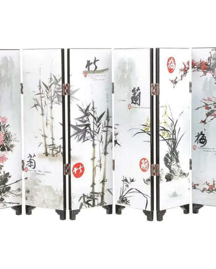 Elegant Mini Chinese Folding Screen for Decorative Home Division