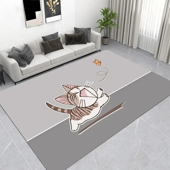 Pampered Kitty Luxury Comfort Rug Collection with Non-Slip Backing | Elevate Your Home and Feline Experience