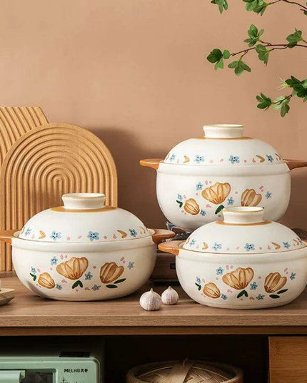 Authentic Japanese Clay Cookware Set for Exquisite Home Cooking