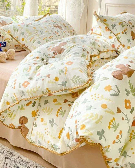 Pastoral Floral Charm Girl's Bedding Collection