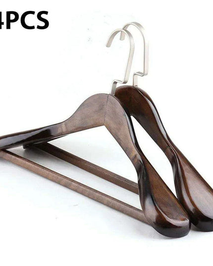 Chic Wooden Hanger Collection for Stylish Closet Arrangement