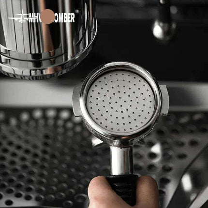 Stainless Steel Double-Layer Espresso Puck Screen for Optimal Coffee Extraction - Compatible with 51/53/58.5mm Portafilters