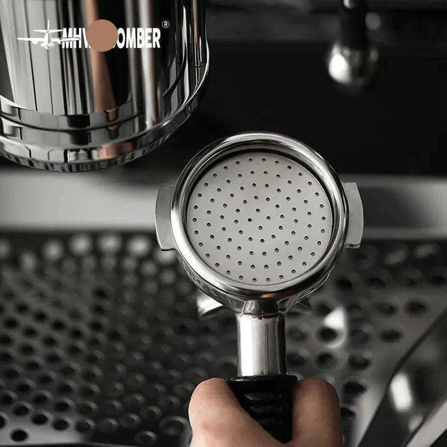 Stainless Steel Double-Layer Espresso Puck Screen for Optimal Coffee Extraction - Compatible with 51/53/58.5mm Portafilters