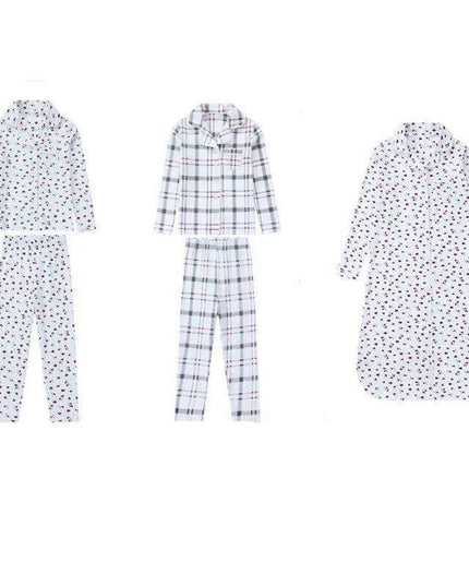 Cozy Plaid Family Matching Romper Set for Kids – Comfortable Cotton Sleepwear
