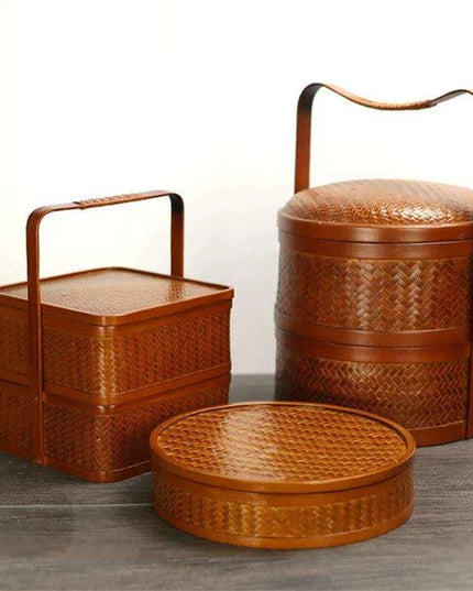 Sustainable Bamboo Tea and Snack Storage Set - The Ideal Eco-Friendly Gift