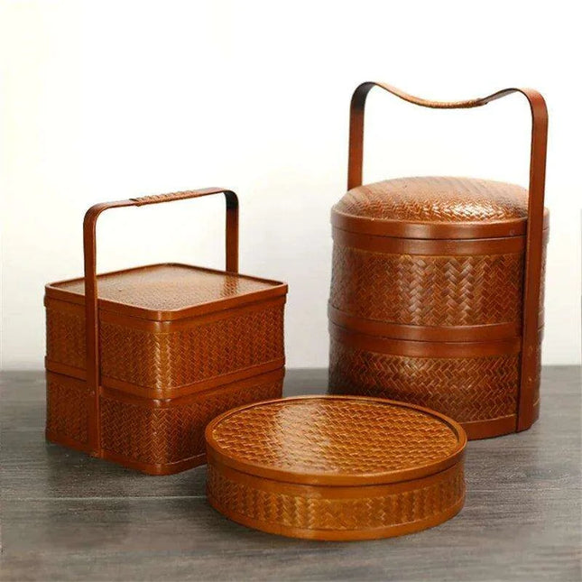 Sustainable Bamboo Tea and Snack Storage Set - The Ideal Eco-Friendly Gift